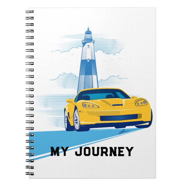 CUADERNO ELEGANT VETTE AUTOMOBILE ART NOTEBOOK (Frente)