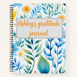 Cuaderno Elegant vintage floral notebook