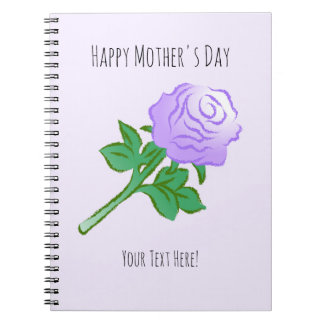 Cuaderno Elegant Violet Rose