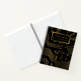 Cuaderno Elegante 2in1 Tarjeta profesional de lujo y