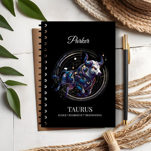 Cuaderno Elegante acuarela Taurus Zodiac Journal