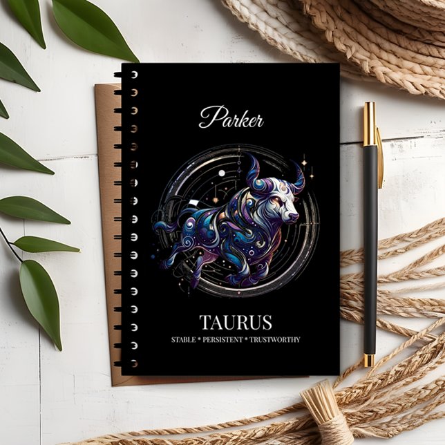 Cuaderno Elegante acuarela Taurus Zodiac Journal (Subido por el creador)