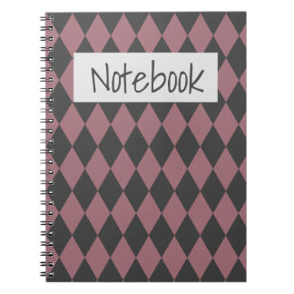 Cuaderno Elegante almohada de tiro rhombus de color