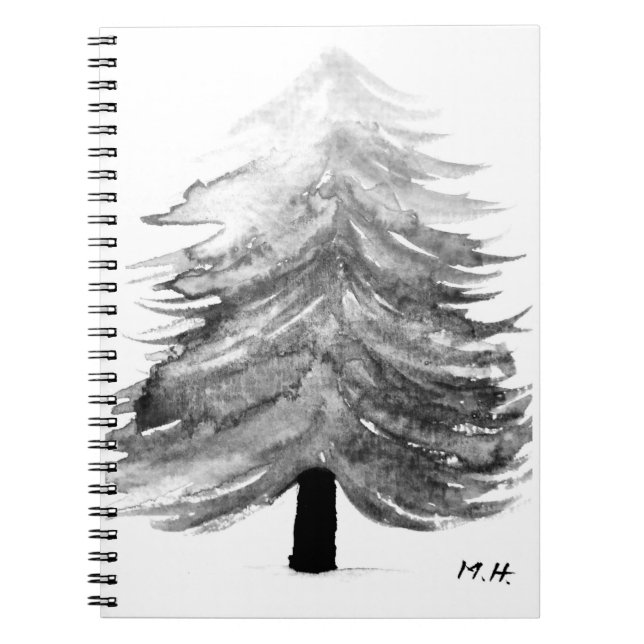 Cuaderno Elegante árbol de Navidad (Frente)