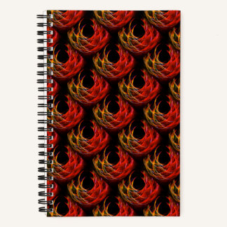 Cuaderno Elegante Arte Abstracto Moderno Boho Encantador Pa