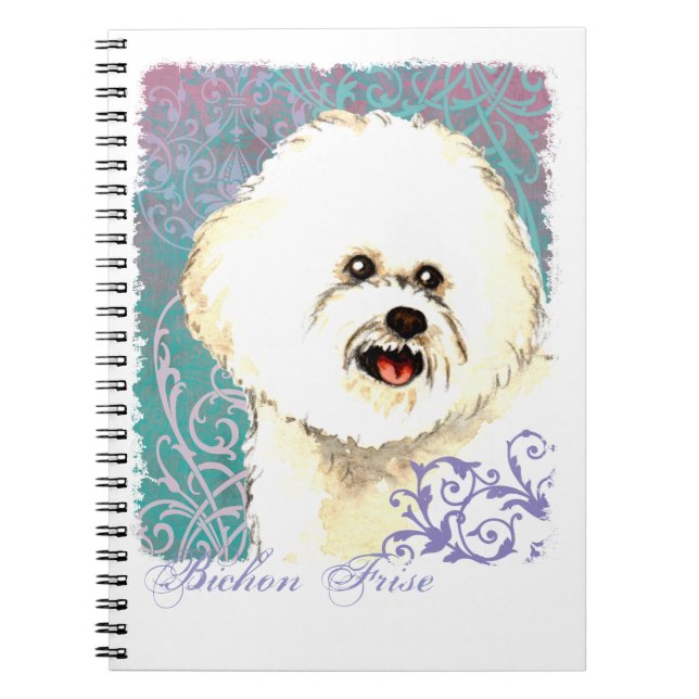 Cuaderno Elegante Bichon Frise (Frente)