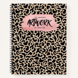 Cuaderno Elegante bloc de bocetos de artistas rosados