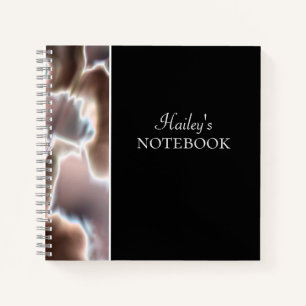 Cuaderno Elegante bloc de notas en espiral de impresión flo