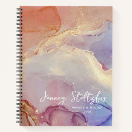 Cuaderno Elegante bloc de notas en espiral de la clase de l