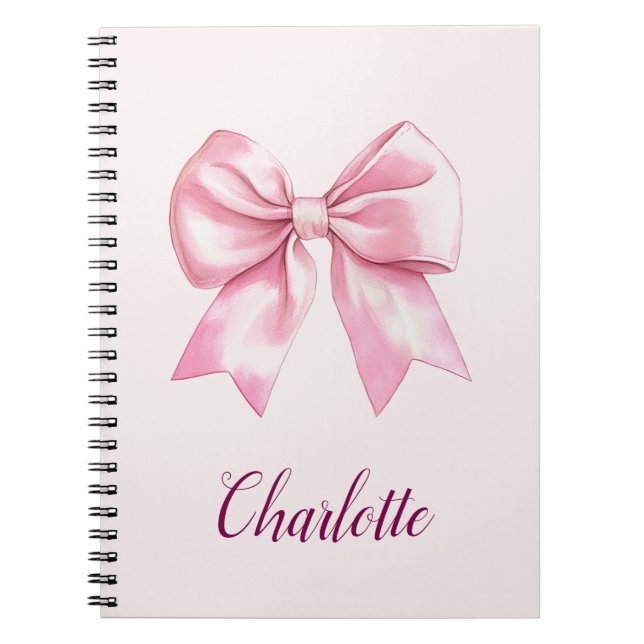 Cuaderno Elegante bloc de notas en espiral personalizado de (Frente)