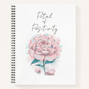 Cuaderno Elegante bloc de notas en espiral rosa rosa - Escr