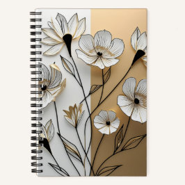 Cuaderno Elegante bloc de notas gobernado por Personalizabl
