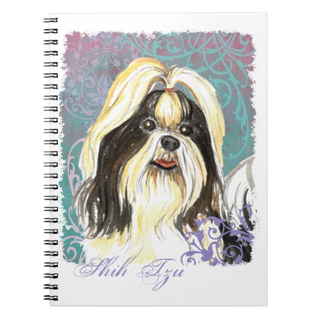 Cuaderno Elegante bloc de notas Shih Tzu (Frente)