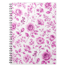 Elegante borde floral rosa