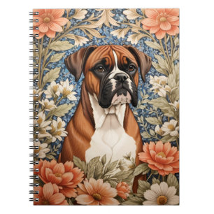 Cuaderno Elegante Boxer William Morris Inspirado 