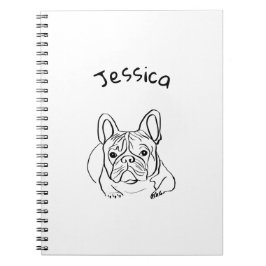 Cuaderno Elegante Bulldog Minimalista