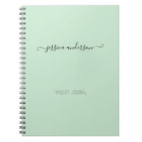 Elegante caligrafía moderna de color verde menta c