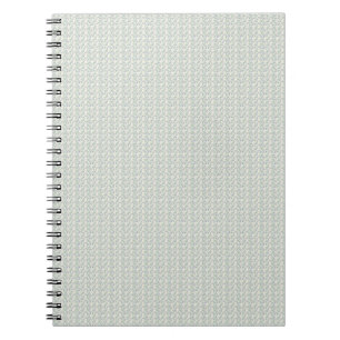 Cuaderno Elegante campanilla azul y azul verdoso apagado de