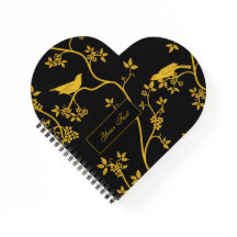 Elegante Chinoiserie en oro y negro