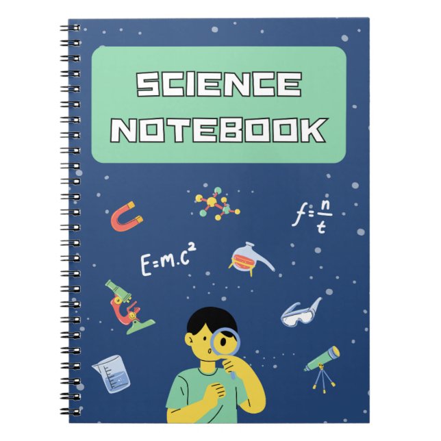 Cuaderno Elegante ciencia moderna  (Frente)