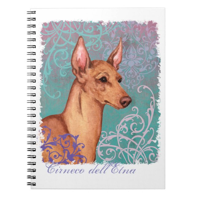 Cuaderno Elegante Cirneco dell'Etna (Frente)
