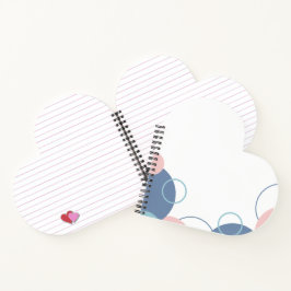 Cuaderno elegante con diseño de círculos coloridos