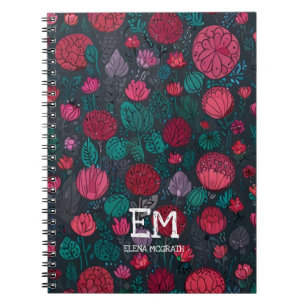 Cuaderno Elegante con Monograma para Ella