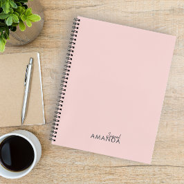 Cuaderno Elegante crema Agradecimiento a maestros Moderno