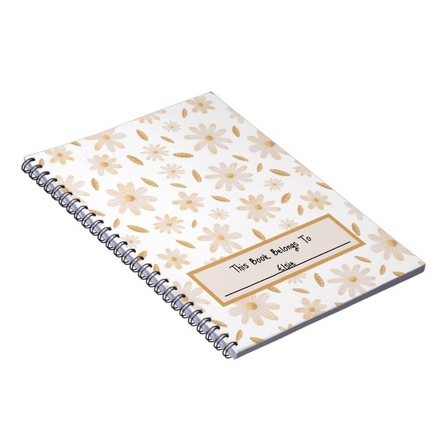 Cuaderno Elegante Daisy Hues (Lado Derecho)
