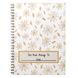 Cuaderno Elegante Daisy Hues