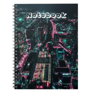 Cuaderno elegante de naturaleza hermosa