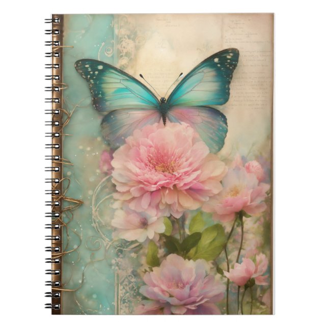 Cuaderno Elegante Diario Gratitude con Bouquet floral (Frente)