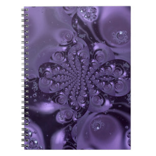 Cuaderno Elegante Espuma Líquida Real Púrpura