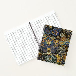 Cuaderno Elegante estampado de cachemir
