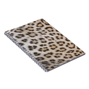 Cuaderno Elegante estampado de leopardo guepardo con estilo