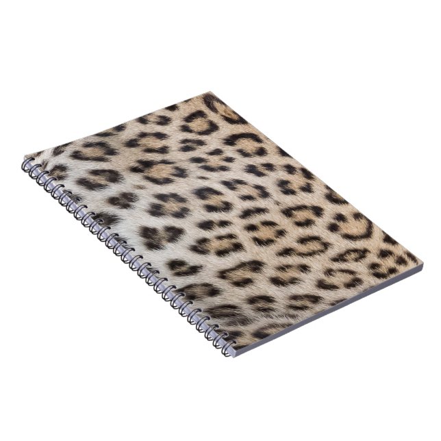 Cuaderno Elegante estampado de leopardo guepardo con estilo (Lado Derecho)