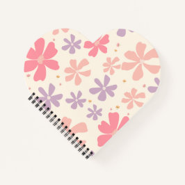 Cuaderno Elegante estampado floral Arte botánico para el am