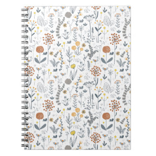 Cuaderno Elegante Fantasía Floral