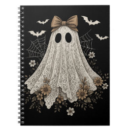 Cuaderno Elegante fantasma de encaje con reverencia | Fanta