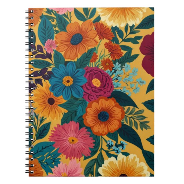 Cuaderno Elegante Floral 2025 (Frente)
