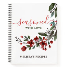 Elegante Floral Con Amo Recetas Familiares