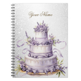 Cuaderno Elegante floral de chocolate de la fiesta de la bo