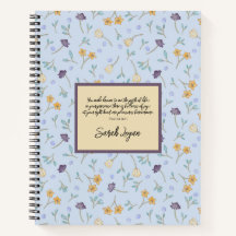 Elegante floral de patrón amarillo y púrpura