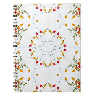 Cuaderno Elegante Floral Vintage