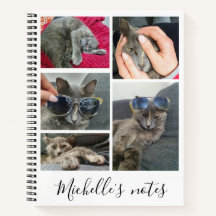 elegante gato mascota 5 collage de fotos personali