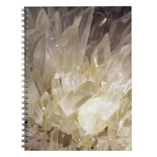 Cuaderno Elegante gráfico de energía Quartz transparente