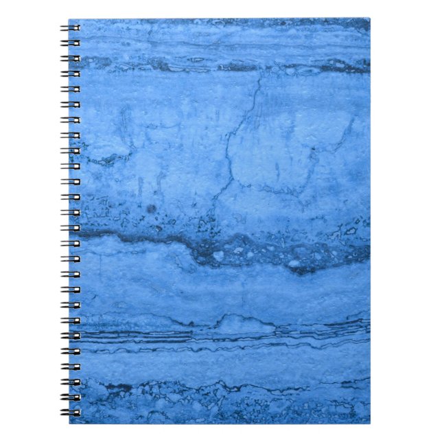 Cuaderno Elegante granito azul mármol azul (Frente)
