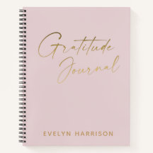 Elegante gratitud personalizada de Rubor Minimalis