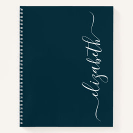 Cuaderno Elegante guión moderno personalizado
