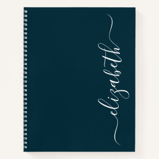 Cuaderno Elegante guión moderno personalizado